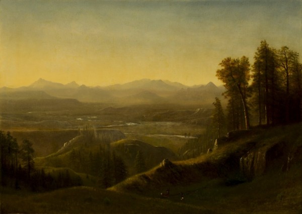 Wind River Country Wyoming by Albert Bierstadt